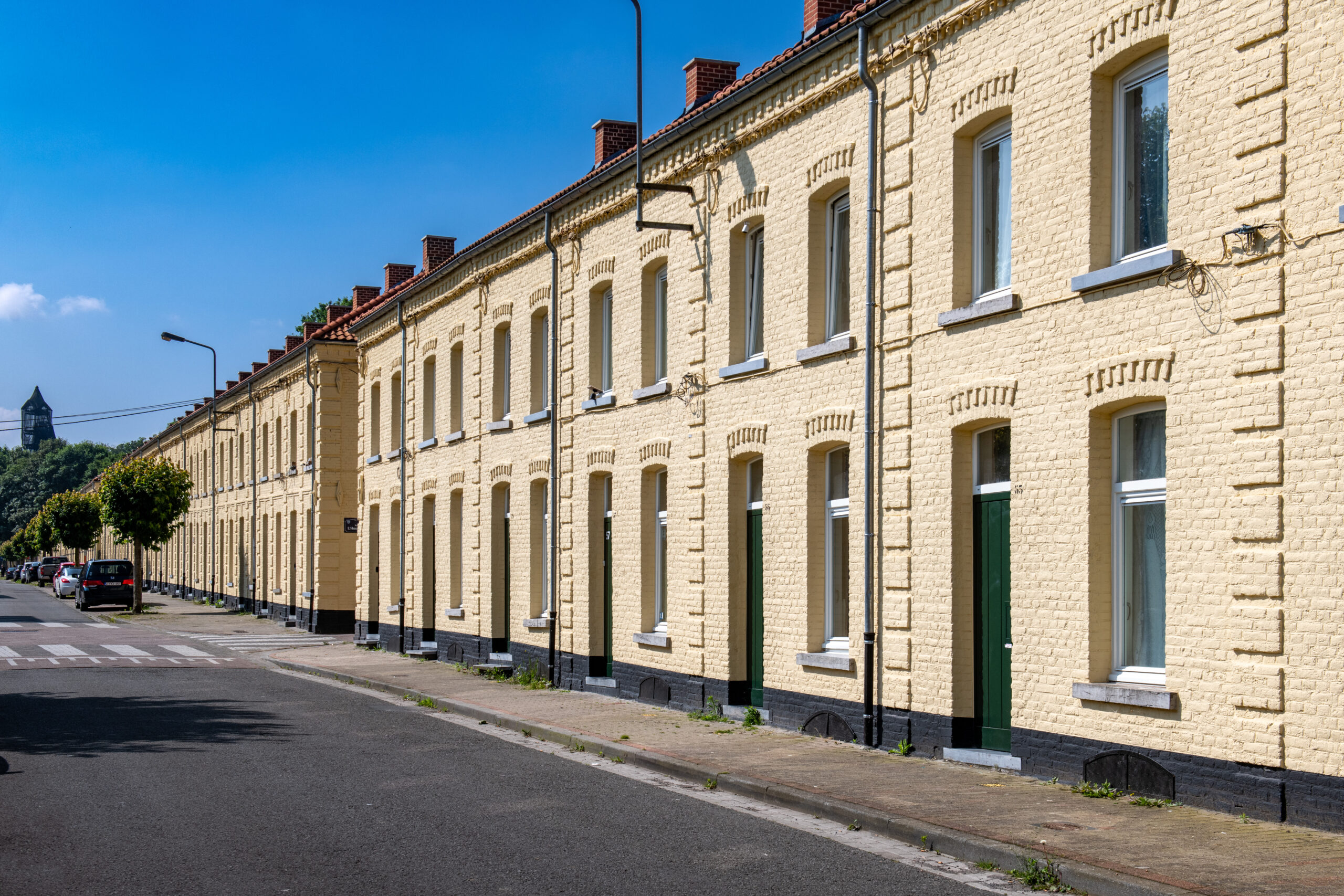 Les anciens logements ouvriers, dits « les carrés » restaurés